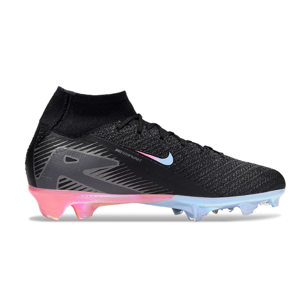 Nike Mercurial Superfly 10 Elite Black, Blue and Pink FG Kids Football Bootl