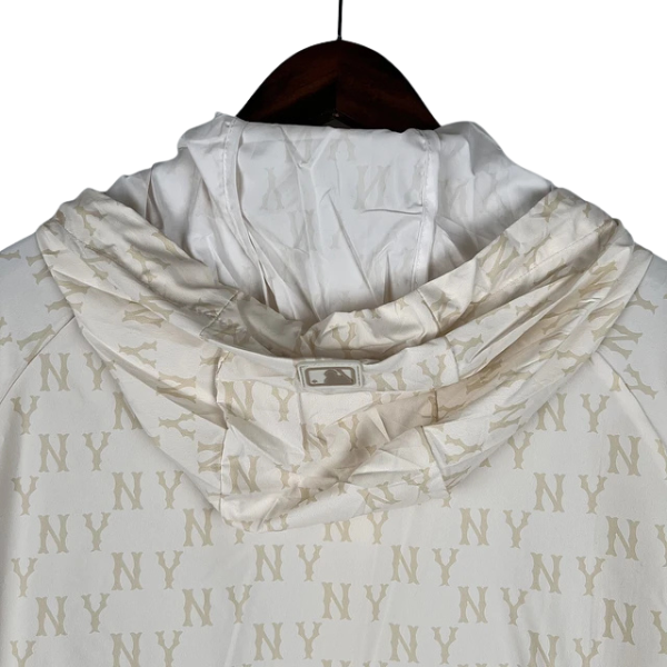 NY Beige Gold Windbreaker Jacket 