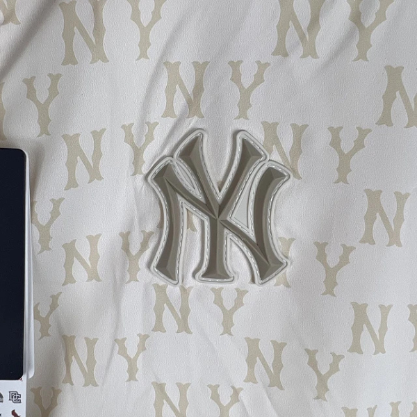 NY Beige Gold Windbreaker Jacket 