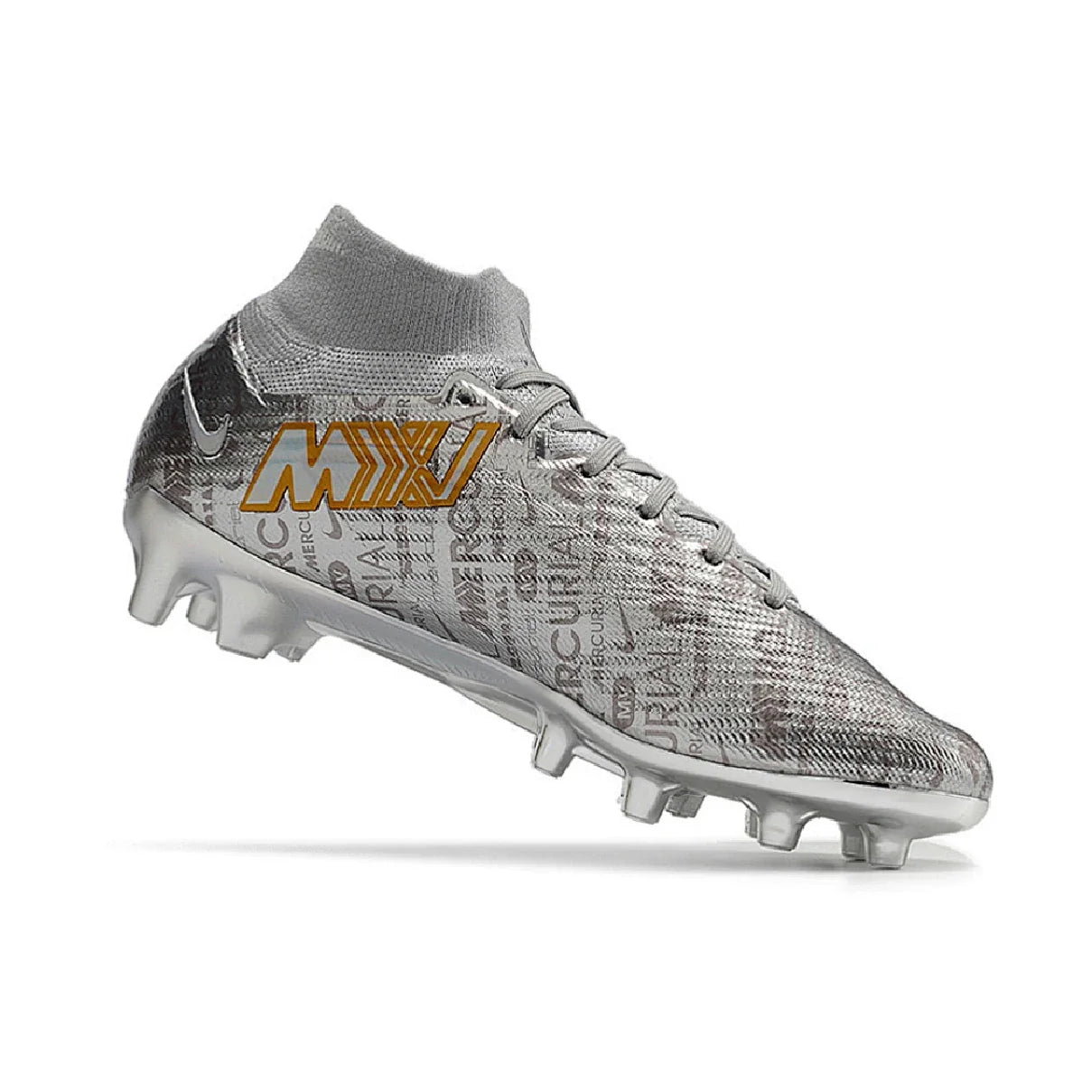 Nike Air Zoom Mercurial Superfly 9 Elite Silver Artificial Ground AG Football Boot