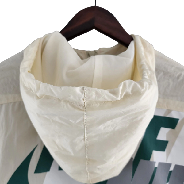 Nike Beige Blue Windbreaker Jacket 