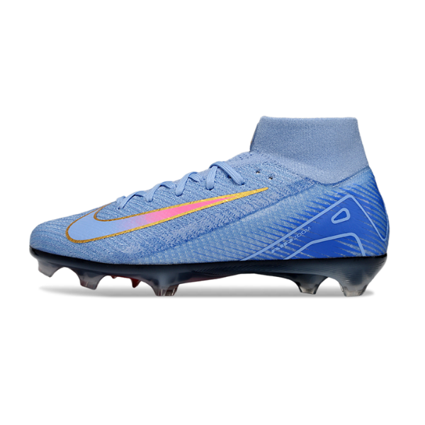 Nike Mercurial Superfly 10 Elite Blue Firm Ground FG Kids Football Boot