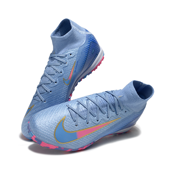 Nike Mercurial Superfly 10 Elite Blue Turf TF Kids Football Boot