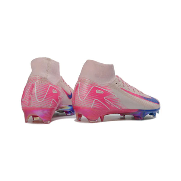 Botas de fútbol Nike Air Zoom Mercurial Superfly 10 Elite rosa claro para terreno firme FG