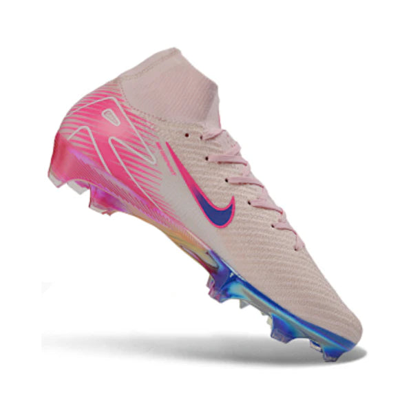 Botas de fútbol Nike Air Zoom Mercurial Superfly 10 Elite rosa claro para terreno firme FG