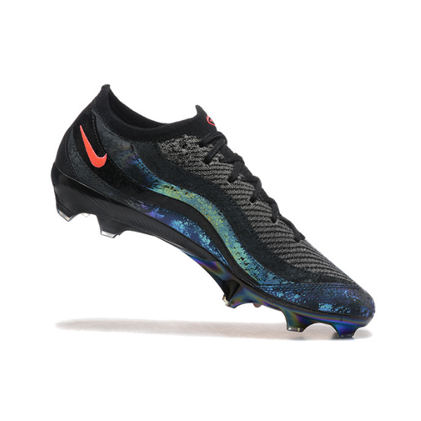 Botas de fútbol Nike Mercurial Vapor 16 Elite Air Max 95 para terreno firme FG para niños, color negro