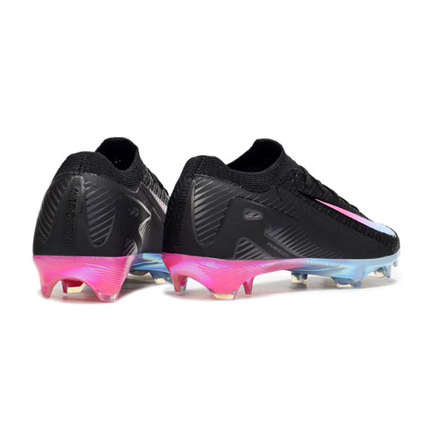 Botas de fútbol Nike Mercurial Vapor 16 Elite para niños, color negro, azul y rosa, para terreno firme FG