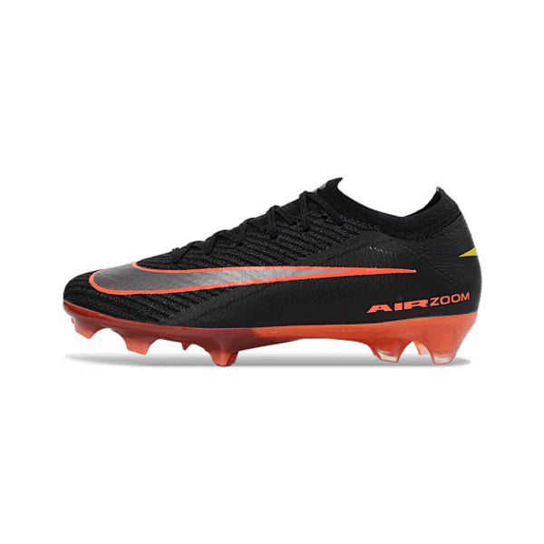 Botas de fútbol Nike Air Zoom Mercurial Vapor 16 Elite FG para terreno firme, color negro y rojo