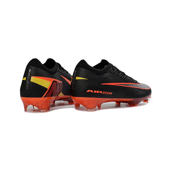 Botas de fútbol Nike Air Zoom Mercurial Vapor 16 Elite FG para terreno firme, color negro y rojo