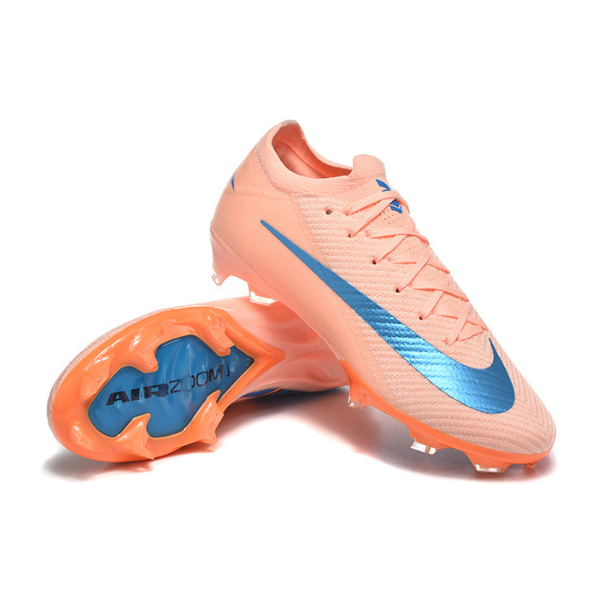 Nike Mercurial Vapor 16 Elite Pink and Blue Firm Ground FG Kids Football Boot