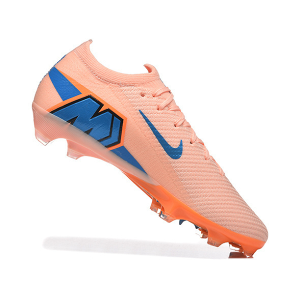 Nike Mercurial Vapor 16 Elite Pink and Blue Firm Ground FG Kids Football Boot