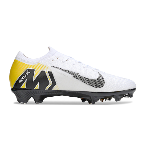 Nike Mercurial Vapor 16 Elite White Mbappe Pack FG Firm Ground Kids Football Boot