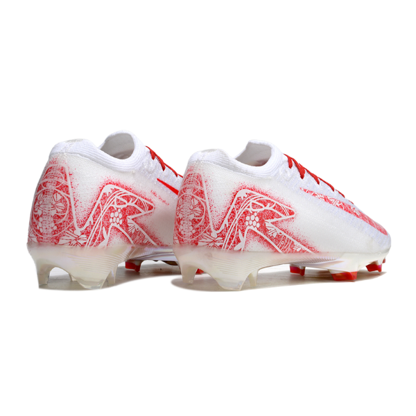 Nike Mercurial Vapor 16 Elite White and Red Floral Firm Ground FG Kids Football Boot