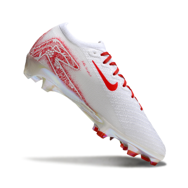 Nike Mercurial Vapor 16 Elite White and Red Floral Firm Ground FG Kids Football Boot