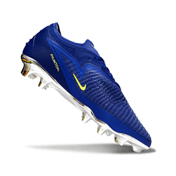 Nike Phantom 6 Elite Blue and Silver Firm Ground FG Football Boot