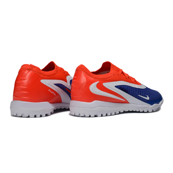 Botas de fútbol Nike Phantom 6 Elite Turf TF para niños, color naranja y azul