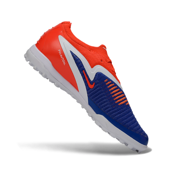 Botas de fútbol Nike Phantom 6 Elite Turf TF para niños, color naranja y azul