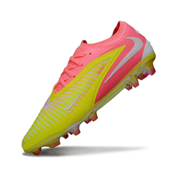 Nike Phantom 6 Elite Pink, Yellow and White Firm Ground FG Football Boot