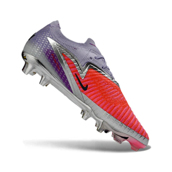 Nike Phantom 6 Elite Pink, Silver and Purple Firm Ground FG Football Boot