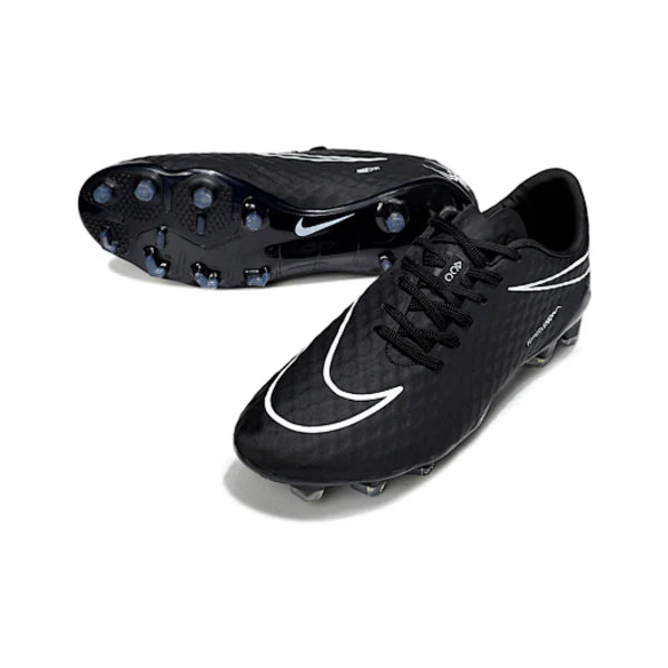 Botas de fútbol Nike Phantom Hypervenom Elite FG para terreno firme, color negro