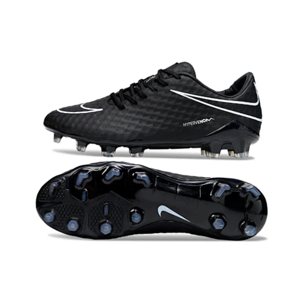 Botas de fútbol Nike Phantom Hypervenom Elite FG para terreno firme, color negro