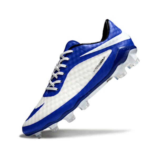 Nike Phantom Hypervenom Elite Blue and White Firm Ground FG Football Boot