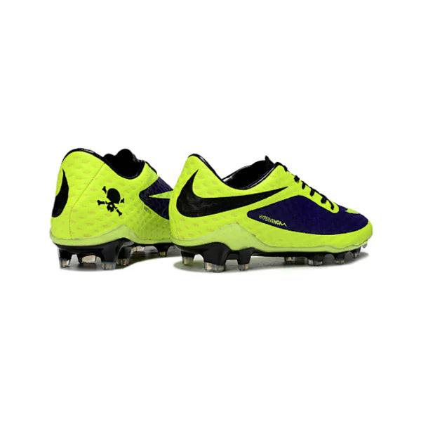 Nike Phantom Hypervenom Elite Light Green and Purple Firm Ground FG Football Boot