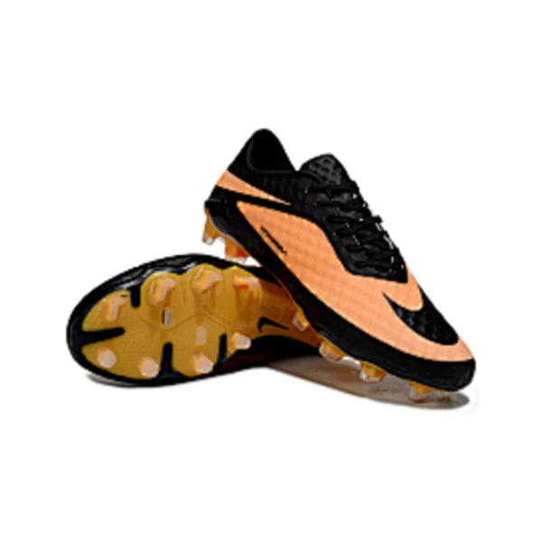 Nike Phantom Hypervenom Elite Orange and Black Firm Ground FG Kids Football Boot