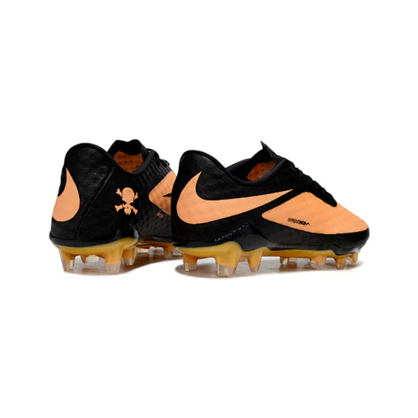 Nike Phantom Hypervenom Elite Orange and Black Firm Ground FG Kids Football Boot