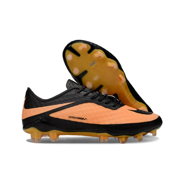 Nike Phantom Hypervenom Elite Orange and Black Firm Ground FG Kids Football Boot