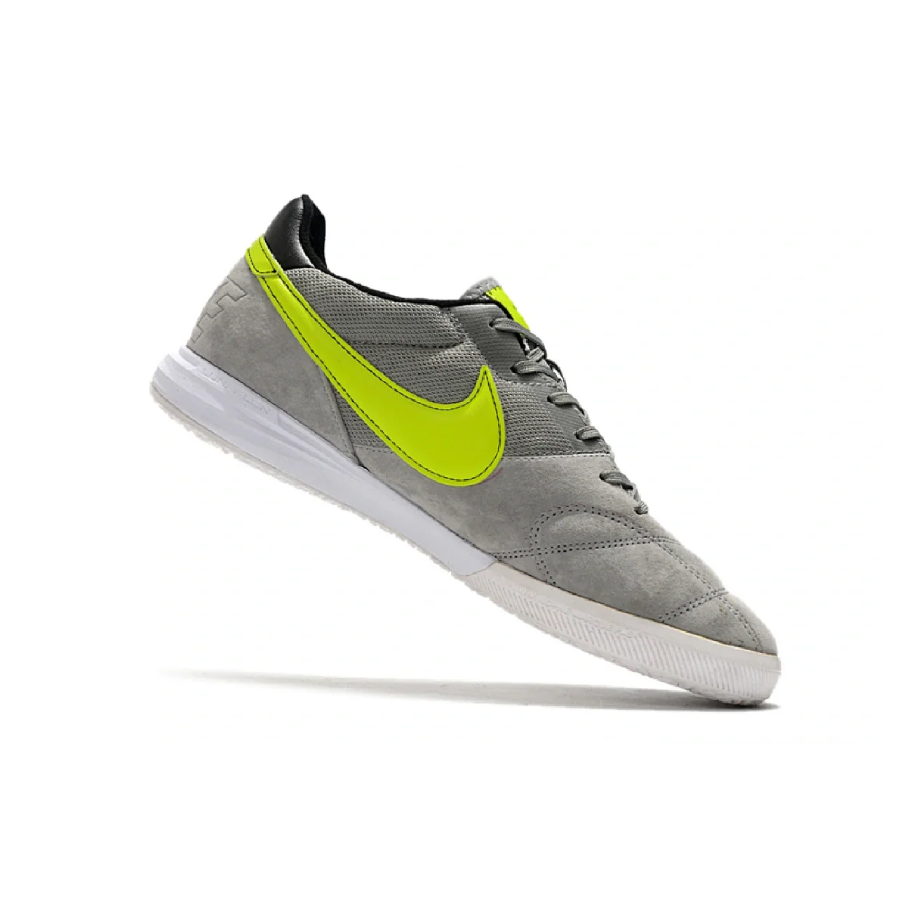 Nike Premier II Gray and Green Indoor IC Football Bootd