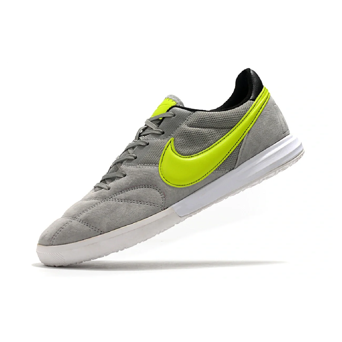Nike Premier II Gray and Green Indoor IC Football Bootd