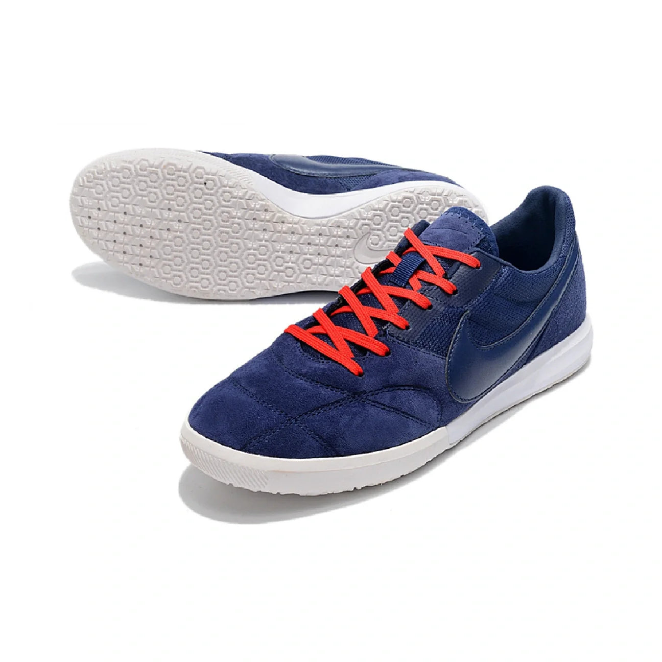 Nike Premier II Laceless Blue Indoor IC Football Boot