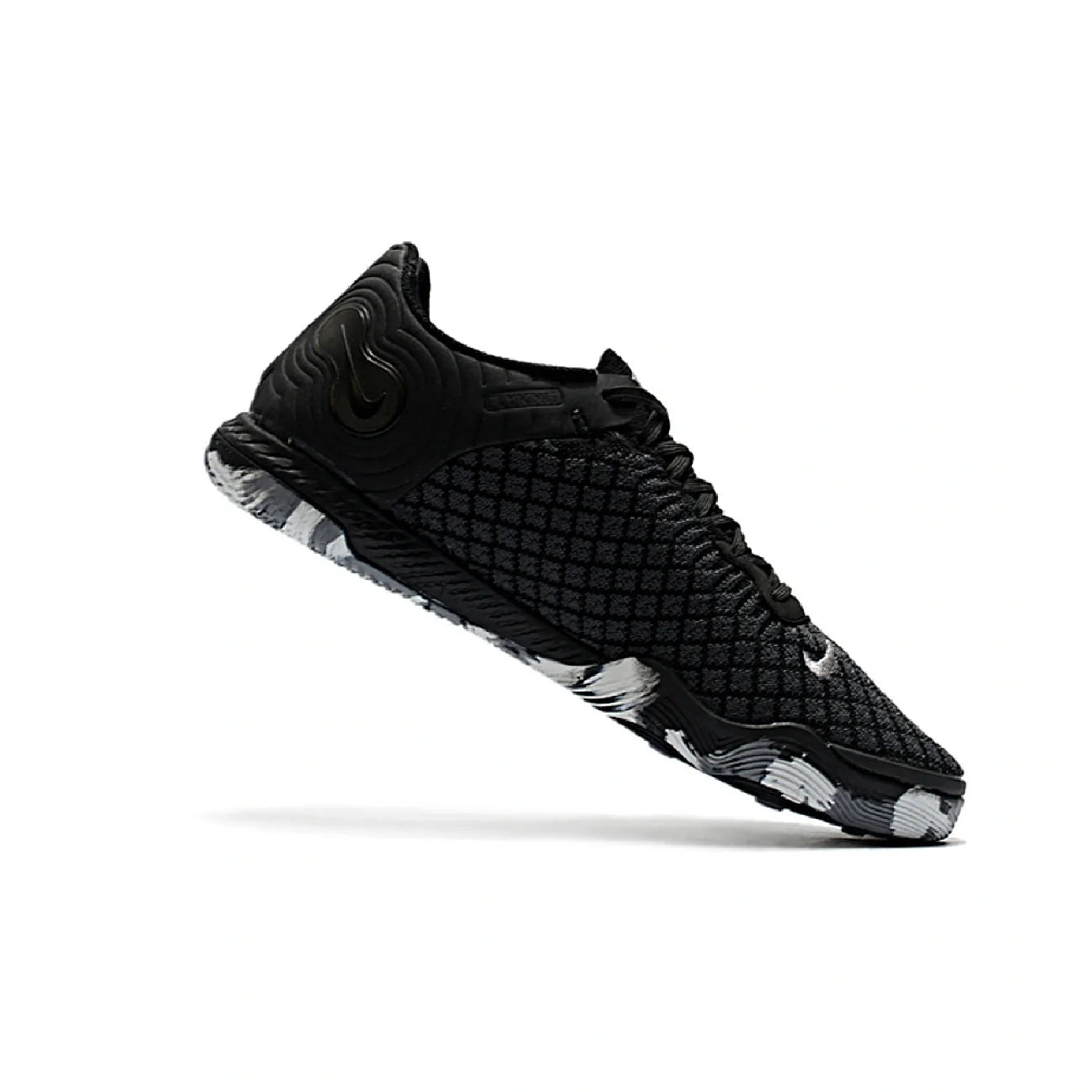 Nike Reactgato Black and Gray Indoor IC Football Boot