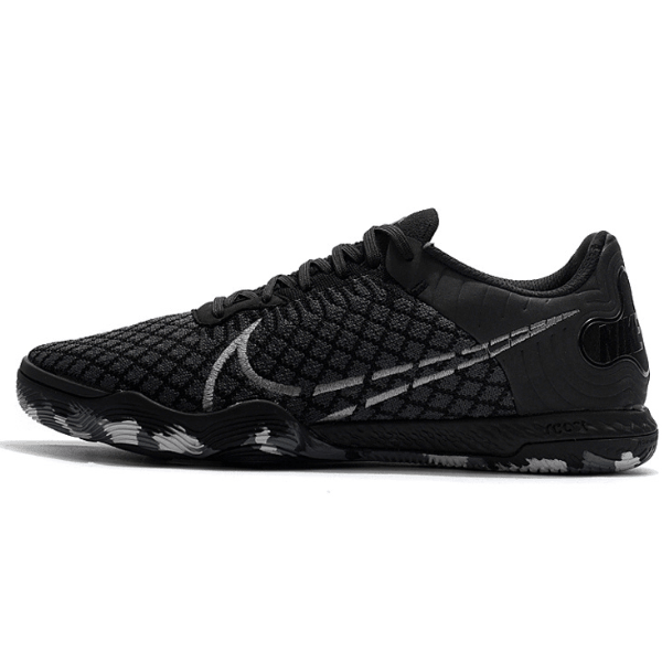 Nike Reactgato Black and Gray Indoor IC Football Boot