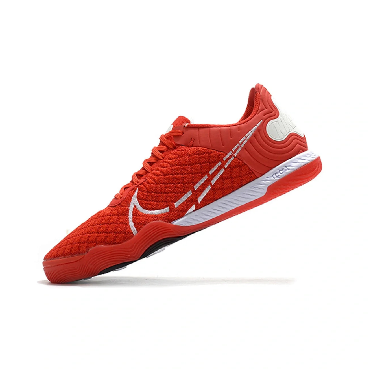 Nike Reactgato Red and White Indoor IC Football Boot