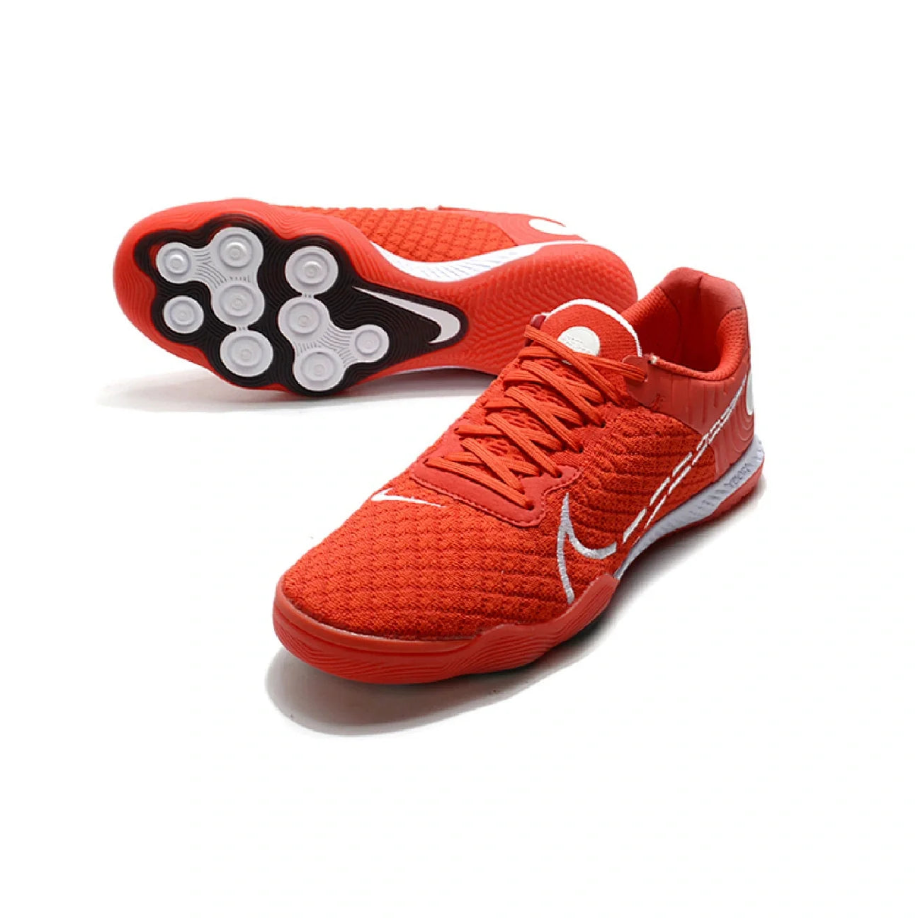 Nike Reactgato Red and White Indoor IC Football Boot