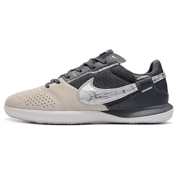 Nike Streetgato White and Gray Indoor IC Football Boot