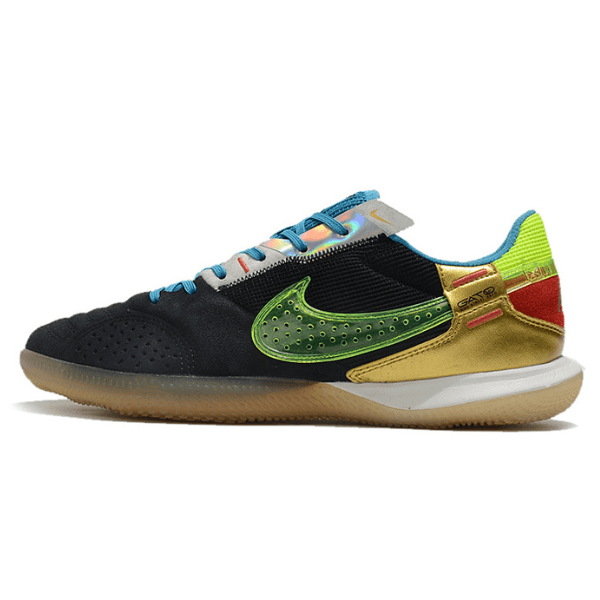 Nike Streetgato Black and Gold Indoor IC Football Boot