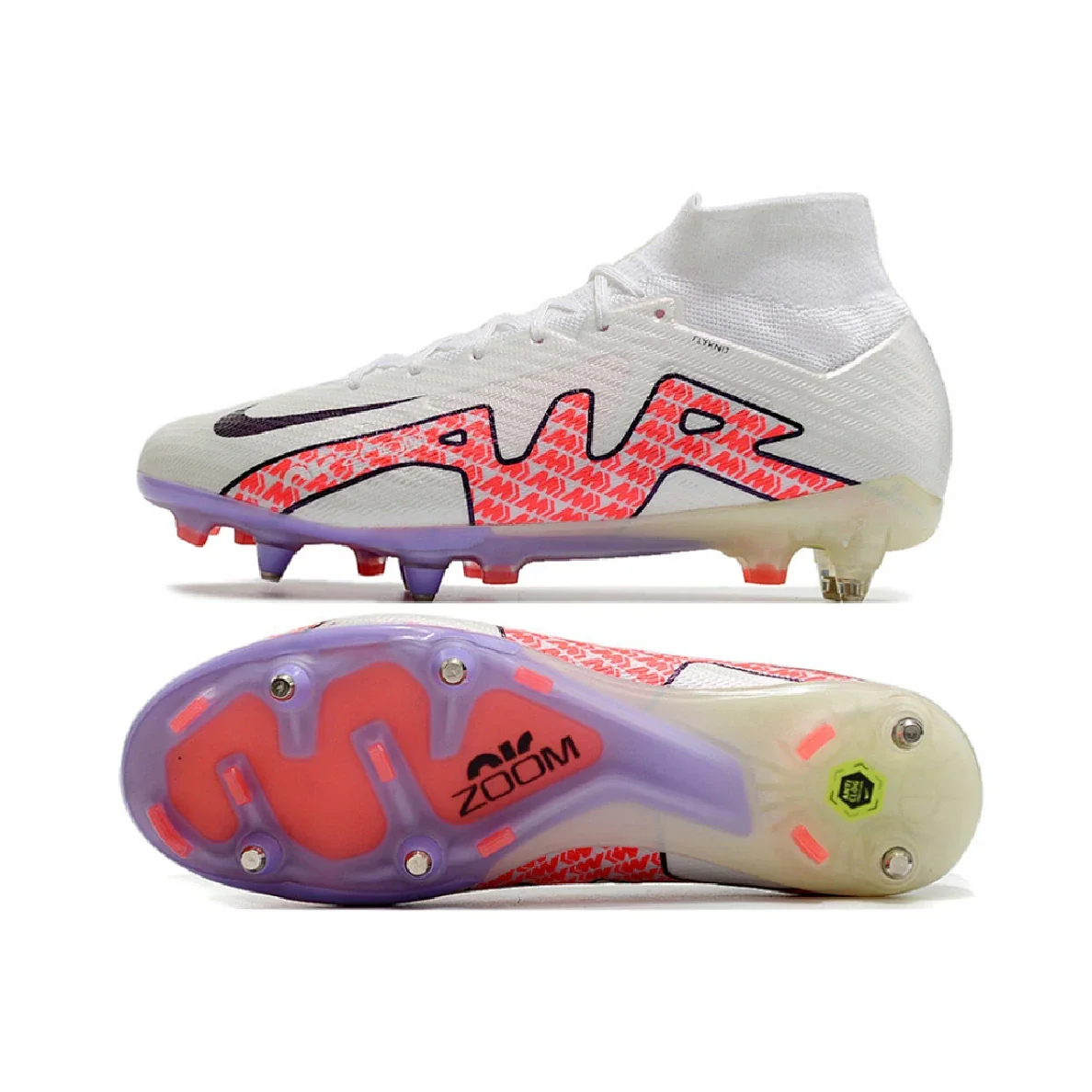 Nike Zoom Mercurial Superfly 9 Elite Disruption Pack Aluminium Studs SG Football Boot