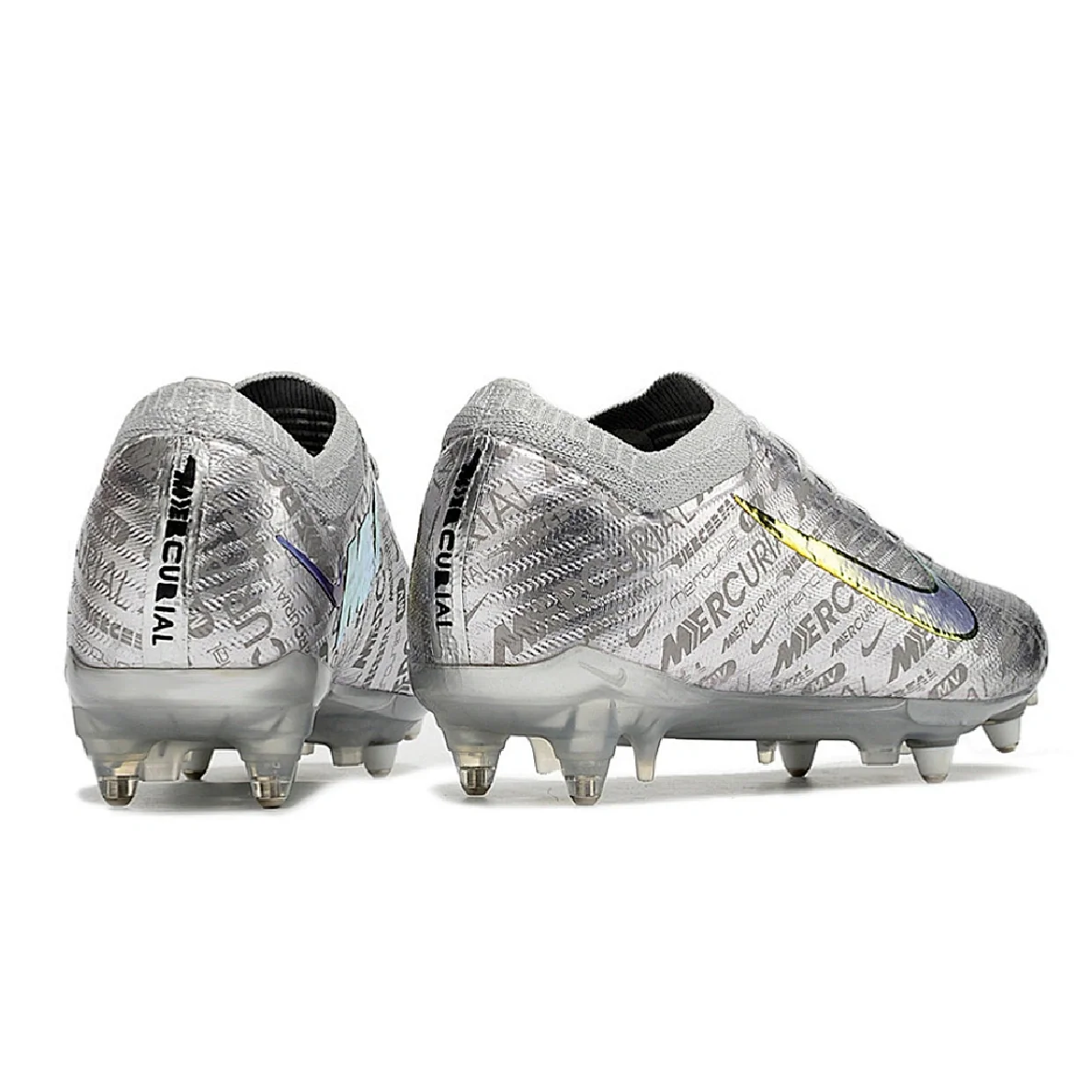 Nike Zoom Mercurial Vapor 15 Elite Silver Aluminum Studs SG Football Boot
