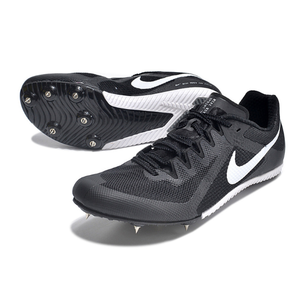 Nike Rival M10 Black Running Spikes Shoes 