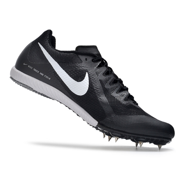 Nike Rival M10 Black Running Spikes Shoes 