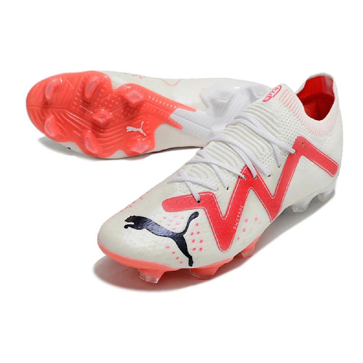 Botas de fútbol Puma Future Ultimate Breakthrough Pack Firm Ground FG negras y amarillas