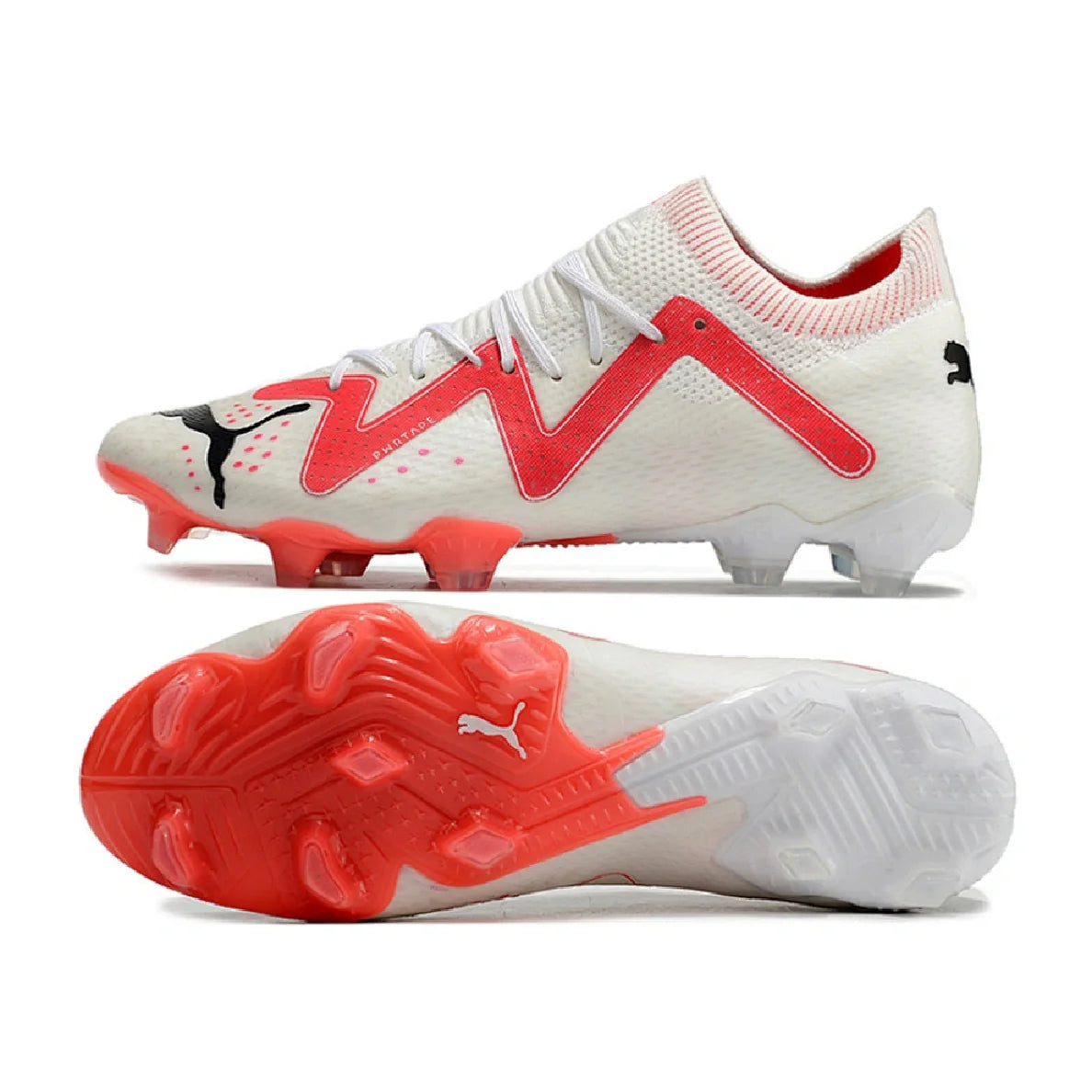 Botas de fútbol Puma Future Ultimate Breakthrough Pack Firm Ground FG negras y amarillas