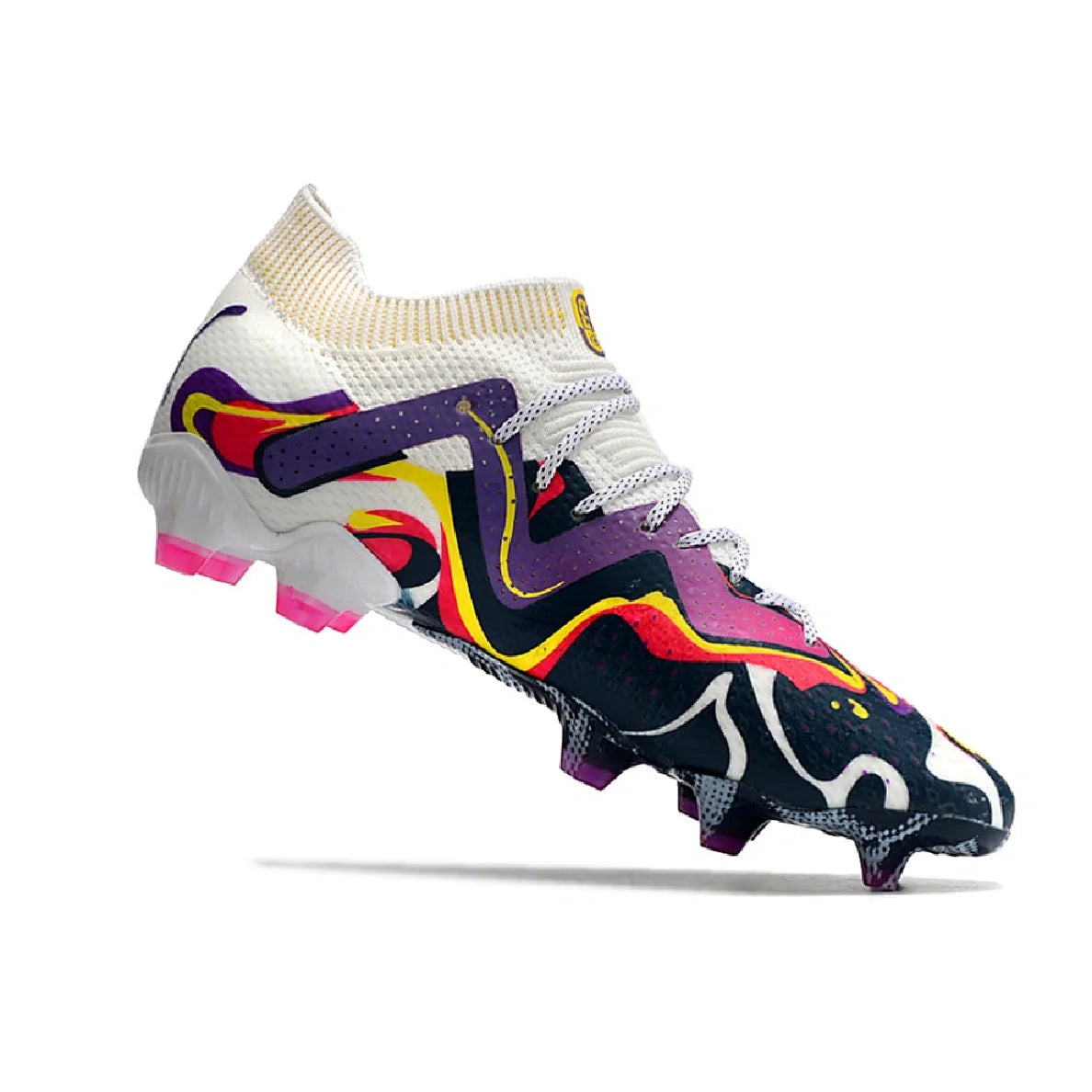 Puma Future Ultimate Creativity Pack Black and Yellow Firm Ground FG Football Boot