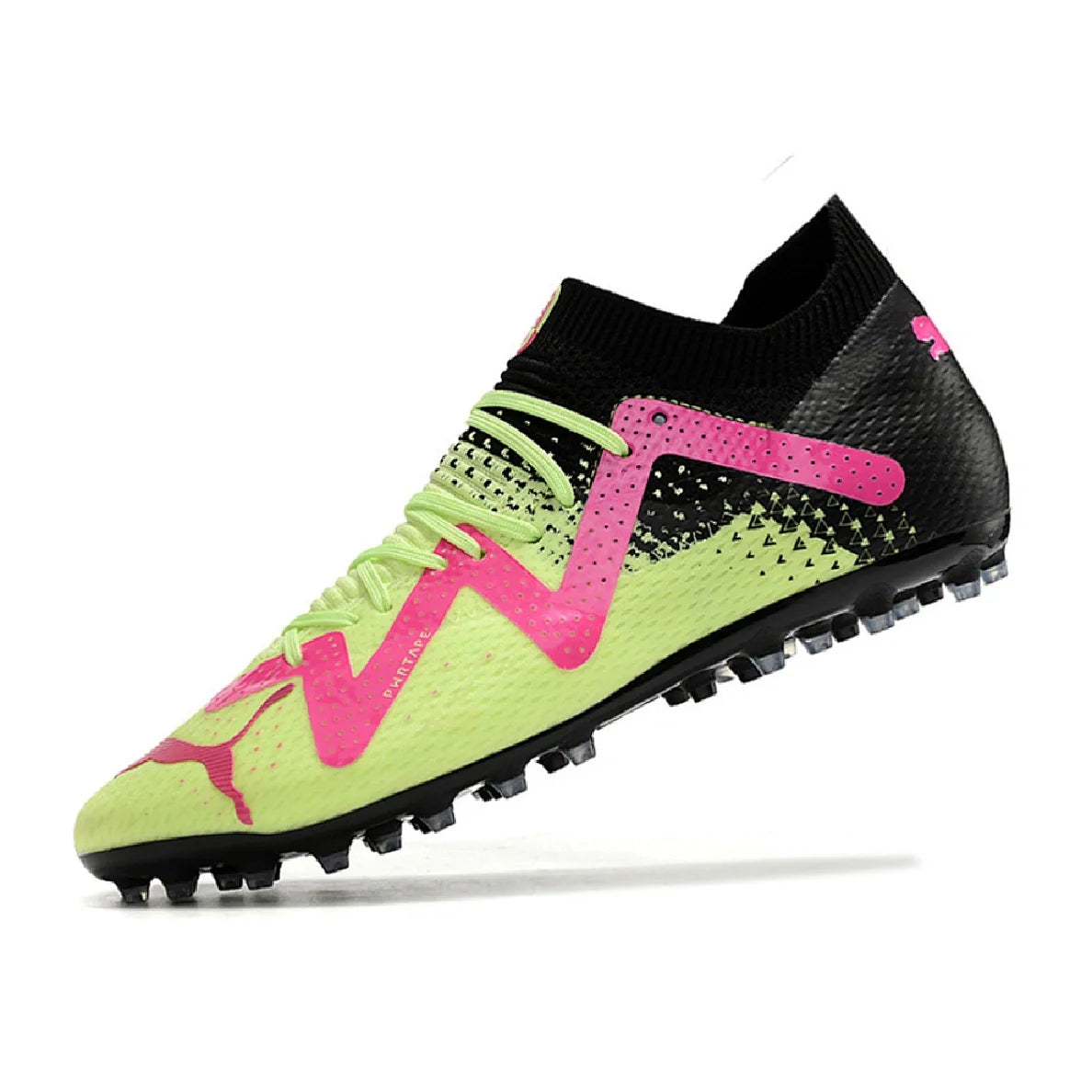 Puma Future Ultimate Green and Pink Multi Ground MG Football Boot