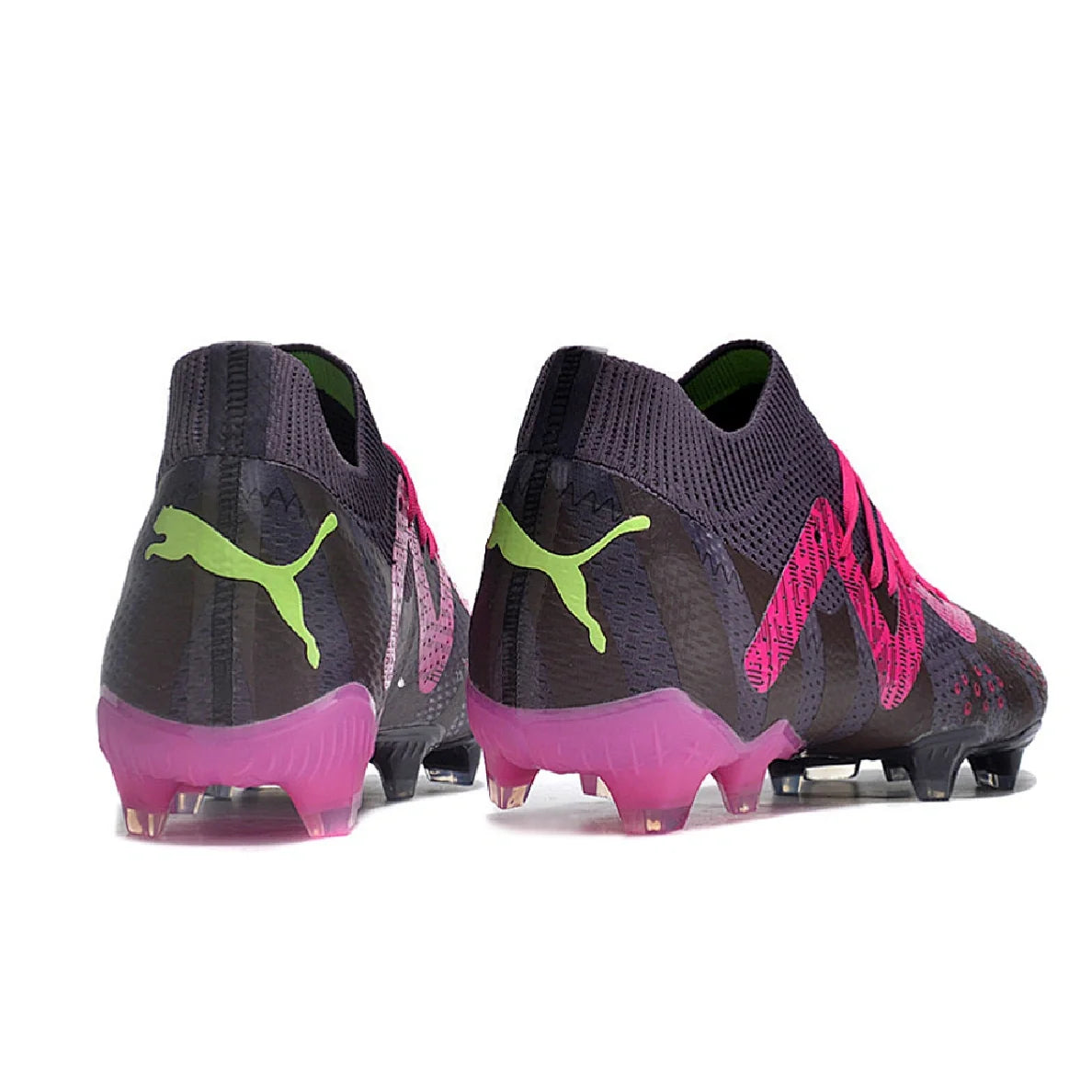 Botas de fútbol Puma Future Ultimate Firm Ground FG en morado y rosa