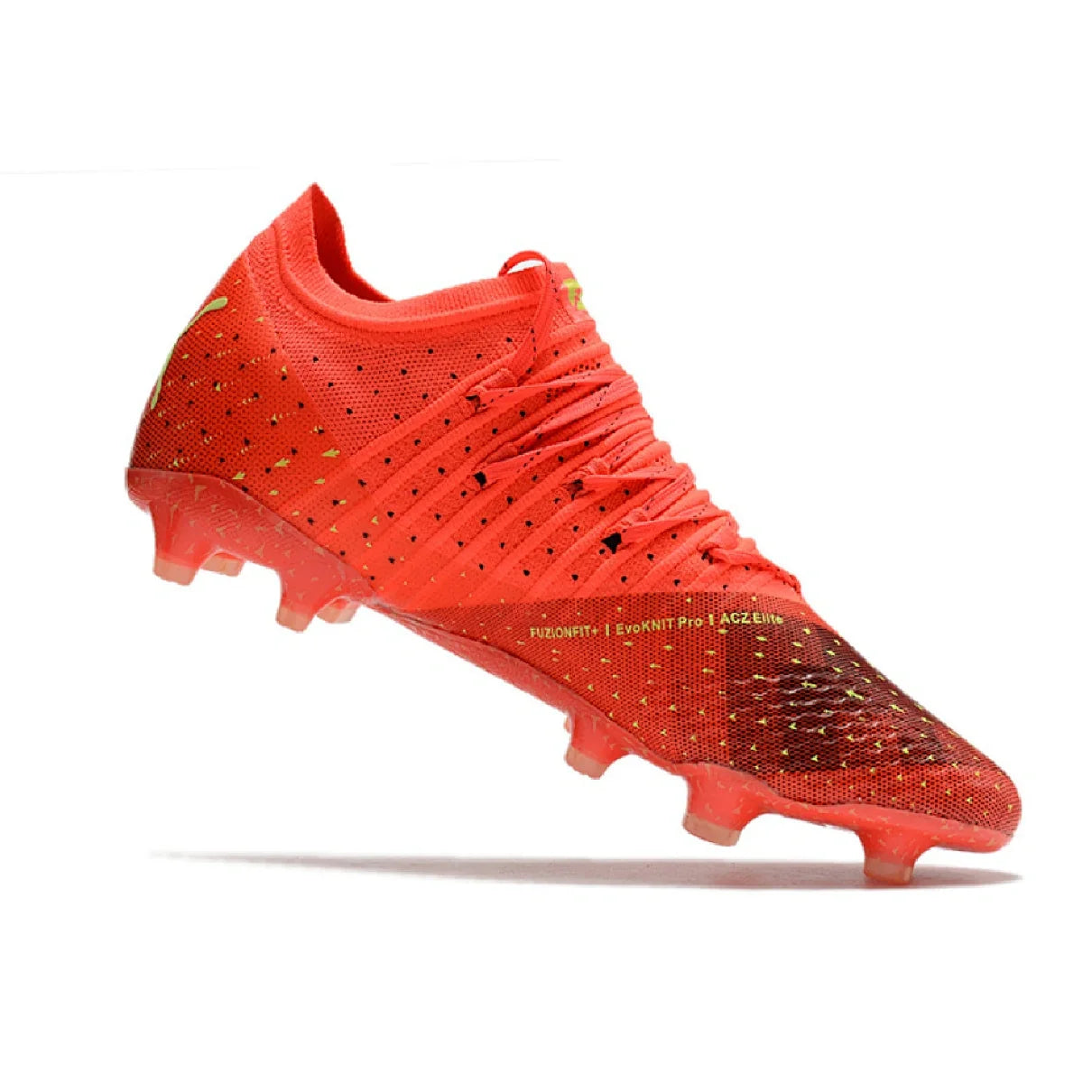 Botas de fútbol Puma Future Z 1.3 Fearless Pack negras y amarillas para terreno firme FG