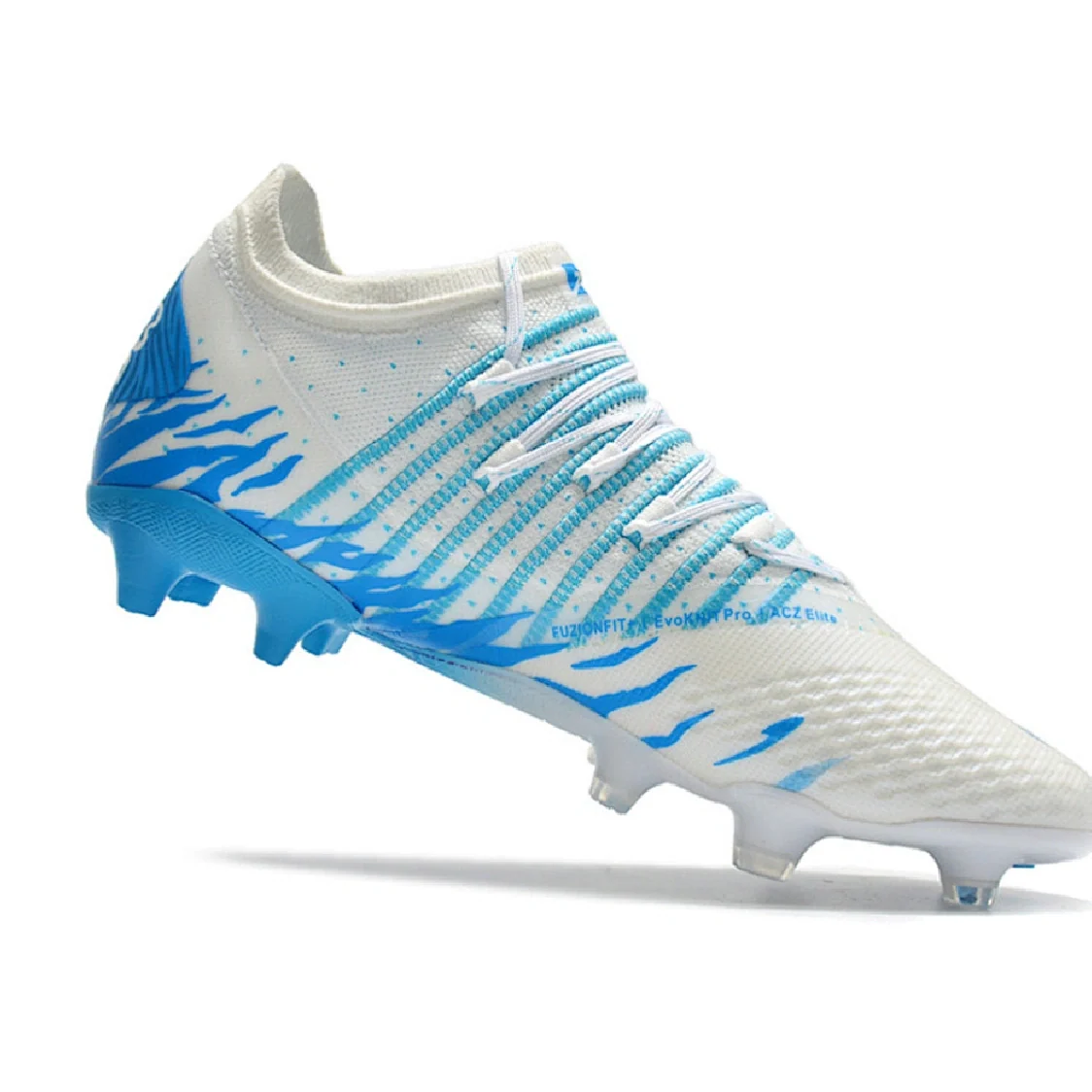 Puma Future Z 1.3 White and Blue Firm Ground FG Football Boot